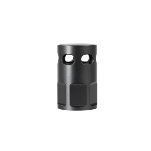 LINE49 357 Lever Action Micro Compensator, Cerakote Black, 0.840" OD, 5/8X24 TPI